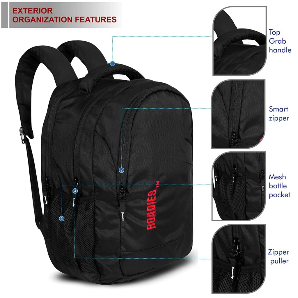 Priority Roadies 01 35 L Laptop Backpack (Black) – Swagpack
