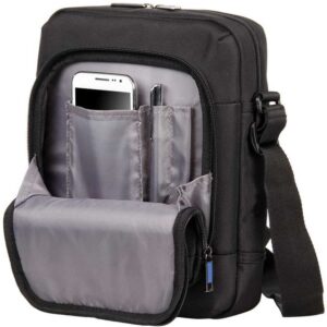 American Tourister Nova Sling Bag Cross Body Bag Tablet Bag Messenger Bag (Black)