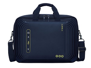 Skybags Techno DG Navy Office Bag Laptop Messenger Bag (Navy)