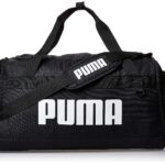 PUMA Challenger Unisex Sports Black Gym Bag Duffel Bag